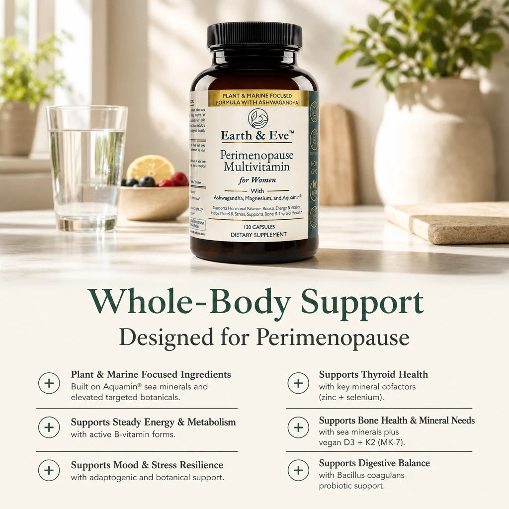 Whole-body support designed for perimenopause — Earth & Eve Perimenopause Multivitamin